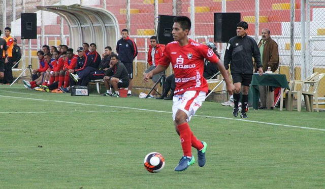 Fredy Salcedo debutó como profesional con Cienciano en segunda división. Foto: Cienciano