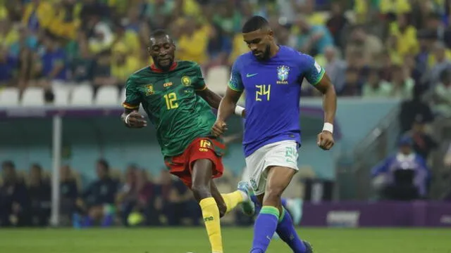 Gleison Bremer fue titular con Brasil en el partido ante Marruecos por la fase de grupos. Foto: EFE