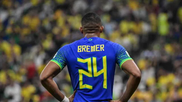 Bremer juega en la posición de defensa y su actual club es la Juventus de Italia. Foto: AFP
