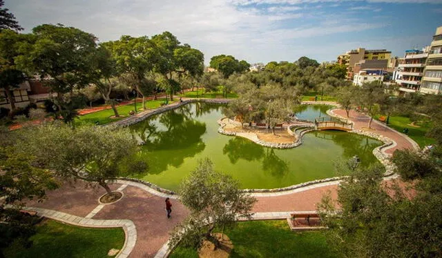 Parque El Olivar en San Isidro. Foto: difusión 