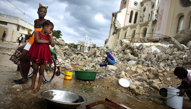 En Haití, el cólera está resurgiendo. Foto: Biz Republic