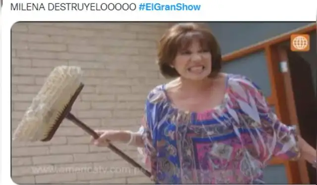 Milena Zárate quedó en el tercer lugar de “El gran show”. Foto: Twitter