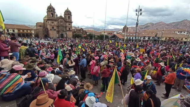 Gremios en Cusco volverán a salir a las calles exigiendo el adelanto de elecciones generales. Foto: GLR/archivo    