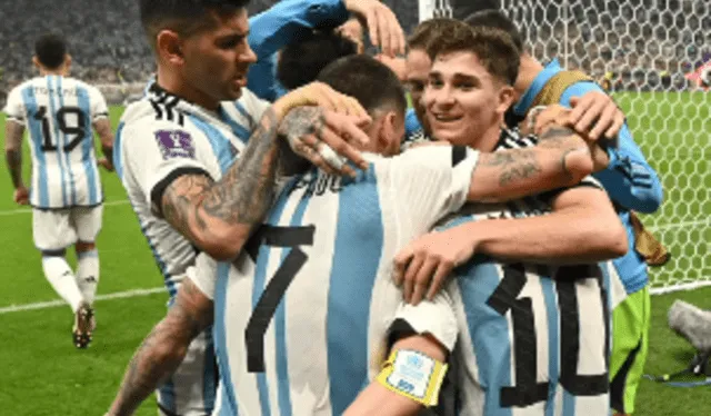 Julián Zucchi emocionado porque Argentina pasó a la final del Mundial. Foto: Instagram