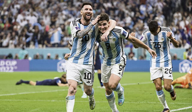 La revancha. Lionel Messi jugará su segunda final de mundial y buscará su primera victoria en esta instancia tras caer ante Alemania en Brasil 2014. Foto: AFP