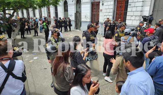 Diligencias se dieron sin la presencia de un fiscal. Foto: Paolo Zegarra/URPI-LR