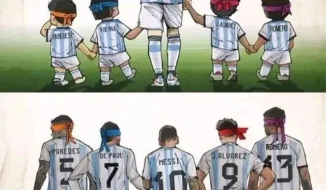 Memes Argentina vs Francia. Foto: Twitter