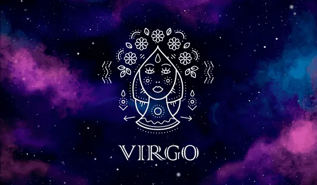 Símbolo del signo Virgo. Foto: composición LR