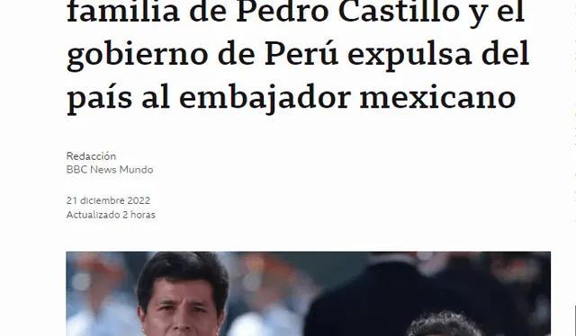 Así informa la prensa internacional sobre la reciente llegada de la ex primera dama y sus hijos a México. Foto: BBC News Mundo