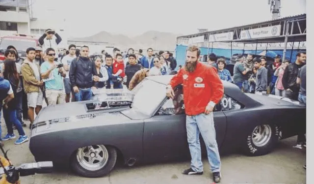 Juan Diego Gonzáles-Vigil en otro de sus pasatiempos: las carreras. Foto: Instagram Juan Diego Gonzáles-Vigil