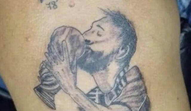 Tatuajes de Argentina campeón. Foto: Twitter