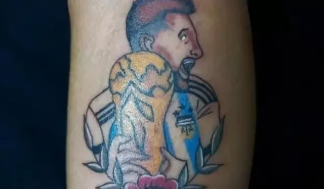 Tatuajes de Argentina campeón. Foto: Twitter