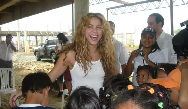 Shakira compartió su alegría tras su primer éxito en la industria musical. Foto: Pies Descalzos