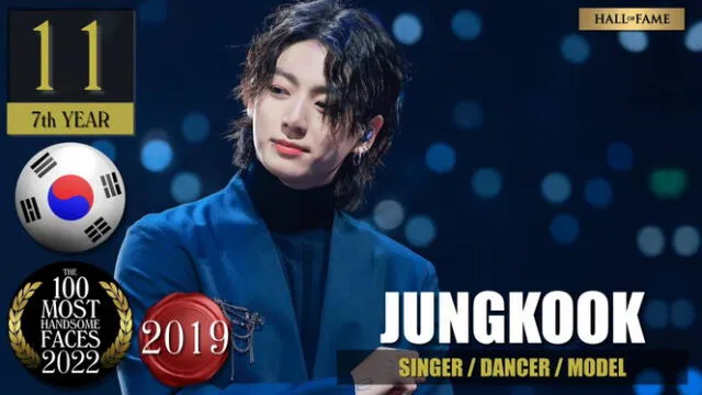 Jungkook en el ranking del hombre más bello del 2022. Foto: TC Candler