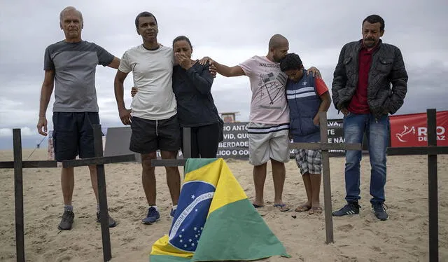 Brasil fue uno de los países más golpeados por la COVID-19. Foto: AFP