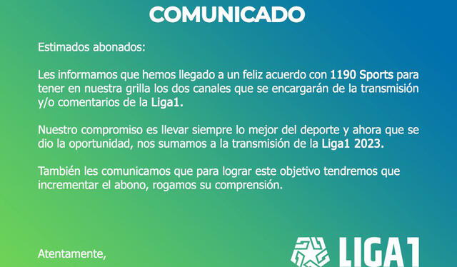 Best Cable anunció que transmitirá los partidos del fútbol peruano en la temporada 2023. Foto: Best Cable