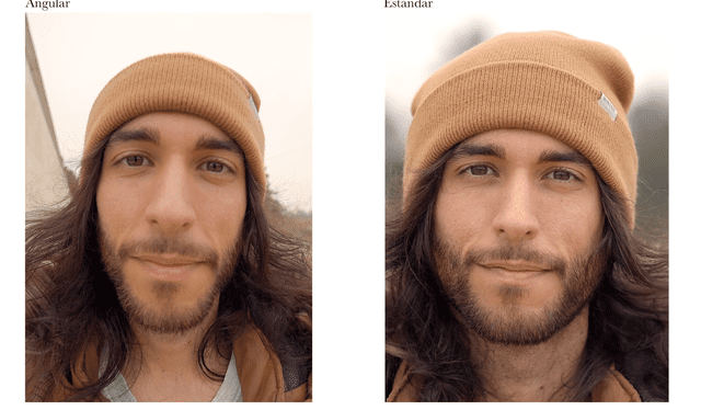 Imágenes comparativas tomadas con diferentes lentes de cámara. Foto: captura de YouTube/Alex Nozop