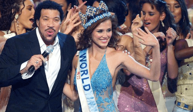  La exmodelo y deportista peruana Maju Mantilla ganó el Miss Mundo 2004. Foto: AFP   