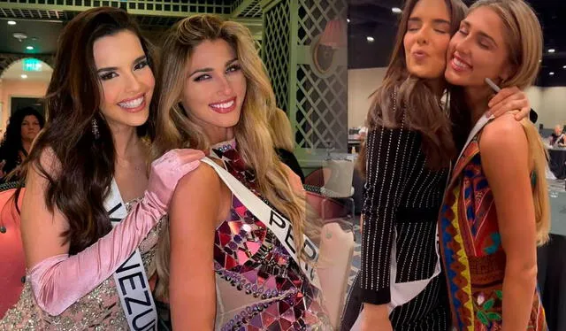 Miss Venezuela y Miss Perú son una de las duplas que más resaltan entre las favoritas a la corona. Foto: composición LR/ Instagram/ Amanda Dudamel.