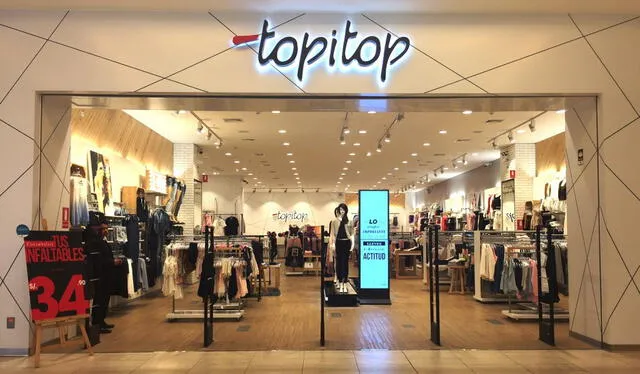 Topitop es una tienda de ropa peruana. Foto: Topitop