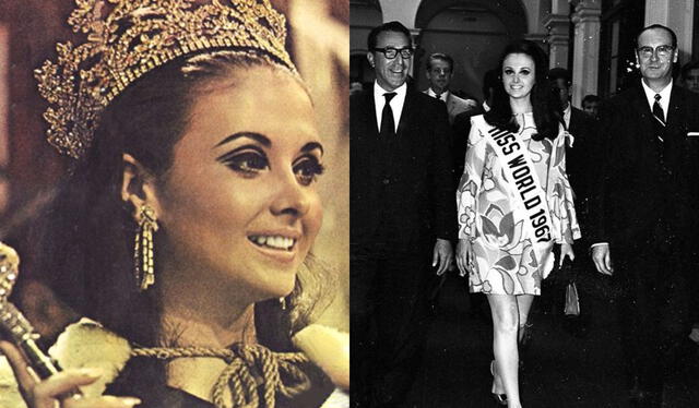 Madeleine Hartog Bell se coronó Miss Universo 1967 en Londres. Foto: composición LR/Chilean Charm/Lima Gris