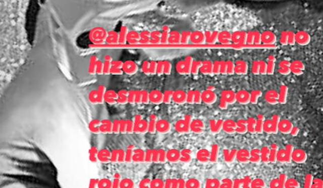 Jessica Newton destaca actitud de Alessia Rovegno. Foto: Instagram
