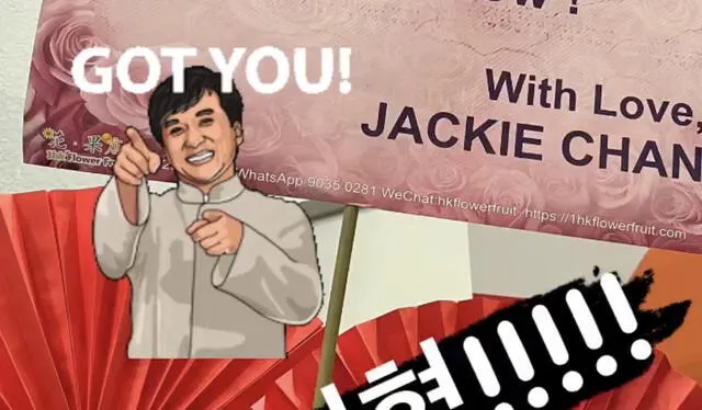 Jackie Chan envió regalo a BLACKPINK. Foto: toshio_kr/Instagram