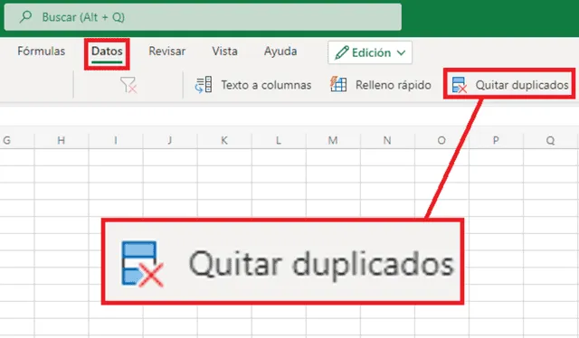 Una de las funciones que las personas deben saber de Excel es la función eliminar duplicados. Foto: BUSCARV