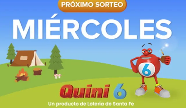  El sorteo del Quini 6 se juega hoy miércoles 25 de enero. Foto: Lotería de Santa Fe   