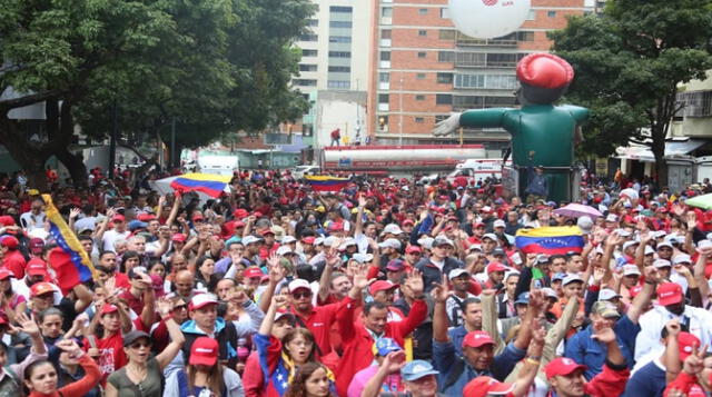 Así fue una de las protestas el pasado 23 de enero de los trabajadores al exigir un salario digno y justo. Foto: teleSUR   