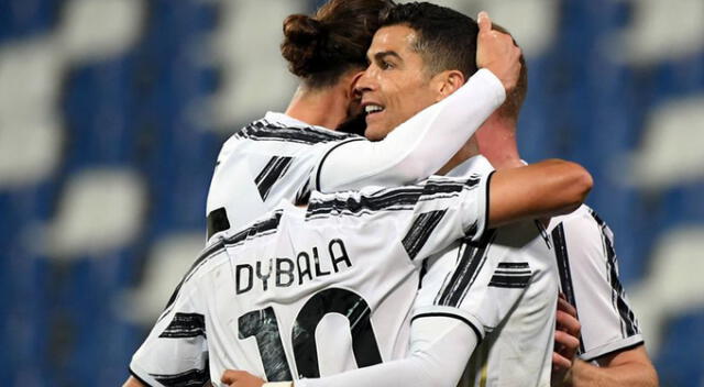 Cristiano Ronaldo jugó con Paulo Dybala en la Juventus. Foto: EFE   