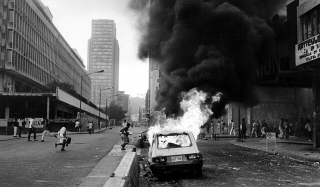 Así se vivió el 'Caracazo' en Venezuela en 1989 en las calles. Foto: VTV   