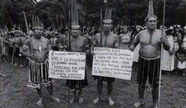  Las comunidades nativas del Alto Curaray y Arabela rechazan la creación de reservas indígenas en sus territorios, señalando que no hay presencia de Piaci. Foto: Feconaca    