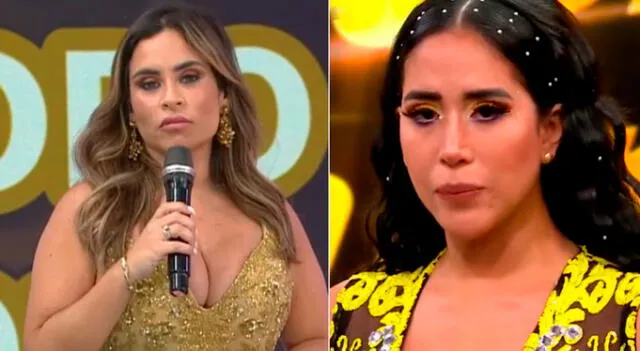 Ethel Pozo y Melissa Paredes se reencontraron en "El gran show". Foto: América TV   