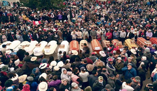 Dolor. Hasta ahora son 19 los muertos en la región Puno. Foto: difusión   