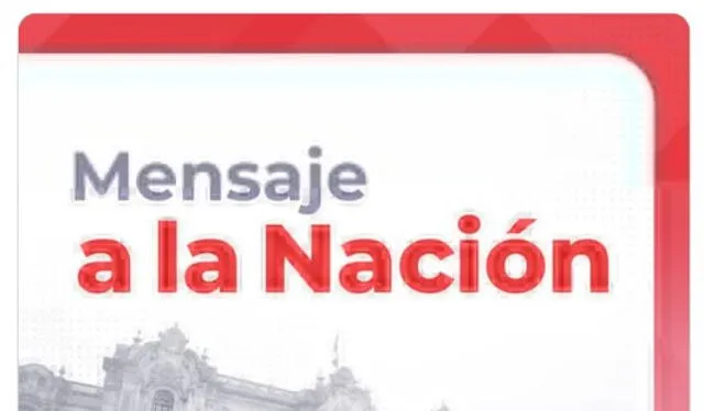 La presidenta Dina Boluarte ofrecerá un mensaje a la nación este domingo a las 8.45 p. m.   