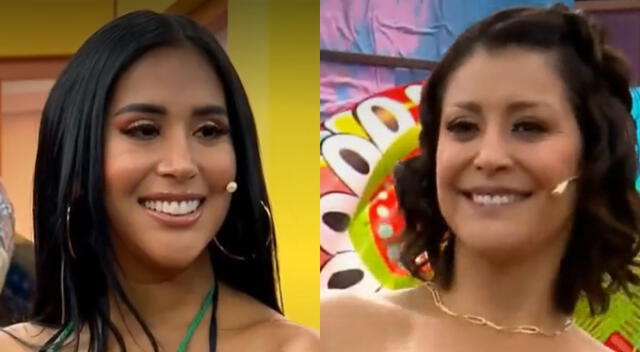 Melissa Paredes y Karla Tarazona opinaron sobre el nacimiento de la segunda hija de Rodrigo Cuba. Foto: Composición LR/Captura de pantalla.   