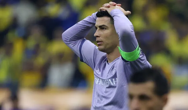 Cristiano Ronaldo sigue sin anotar con la camiseta del Al Nassr. Foto: AFP   