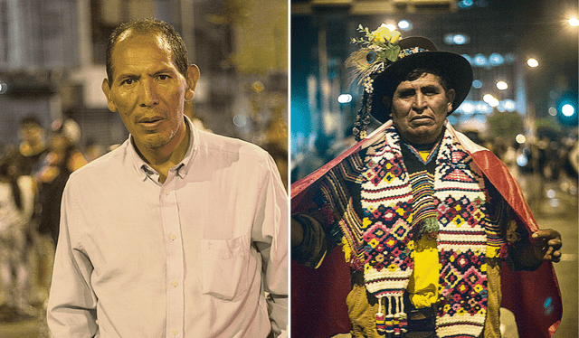  Dirigentes. Crisólogo Chávez, de Chincheros (Apurímac), y Mardonio Lima, de Huancavelica. Foto: Wilber Huacasi   