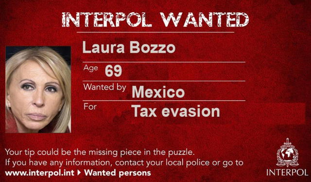 Laura Bozzo fue buscada por la Interpol en el 2021. Foto: La República   