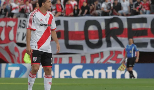 César 'El Maestrico' González jugó 15 partidos con River Plate en la temporada 2011-12. Foto: Infobae   