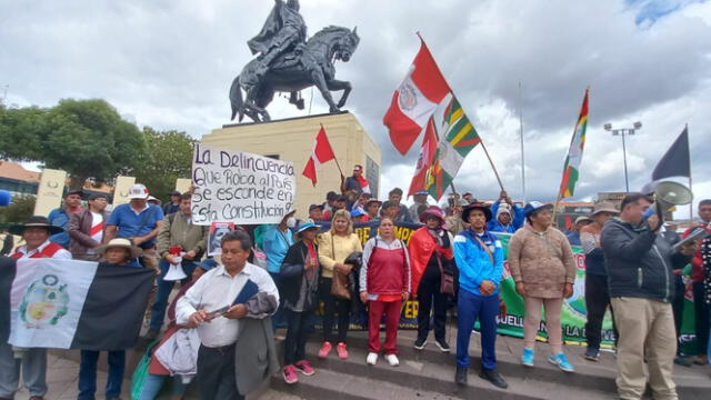  Las protestas contra Dina Boluarte contionúan. Foto: Luis Álvarez / URPI LR    