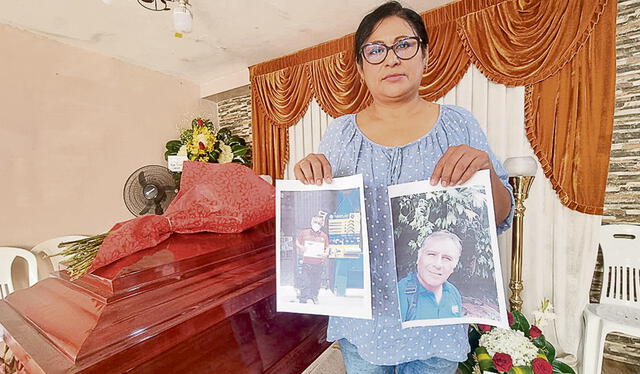 <em> Adiós. Familiares de Víctor Santisteban Yacsavilca lo velan en Comas. Foto: María Pía Ponce / URPI-LR </em>   