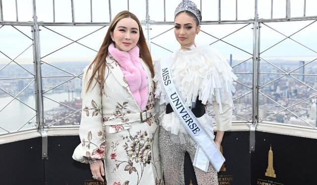 Anne y la nueva Miss Universo 2022. Foto: Instagram/RBonney 