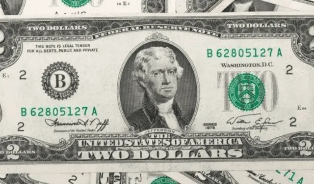 ¿Cuál es el misterio que esconde el billete de dos dólares? Foto: El heraldo de México    