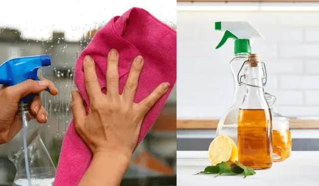 Usa vinagre y limón para hacer un limpia vidrios casero. .Foto: composición LR/ GastroLab/Diario AS   