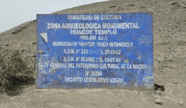 El templo de Huacoy fue reconocido Patrimonio Cultural de la Nación, en 2004. Foto: Caminos de libertad   