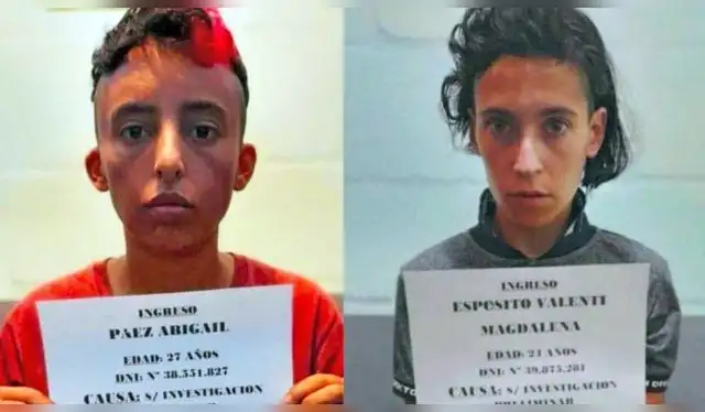 Magdalena Espósito y Abigail Páez, responsables del crimen por el caso de Lucio Dupuy. Foto: Cedoc   