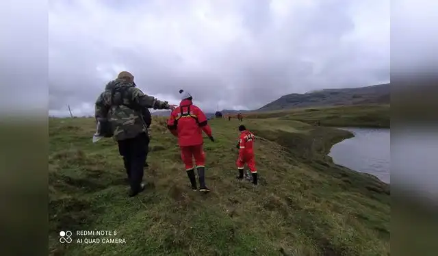 Bomberos recuperaron el cadáver de un menor en laguna Huanica. Foto: Compañía de Bomberos de Cajamarca n.º 59 Bomberos recuperaron el cadáver de un menor en laguna Huanica. Foto: Compañía de Bomberos de Cajamarca n.º 59