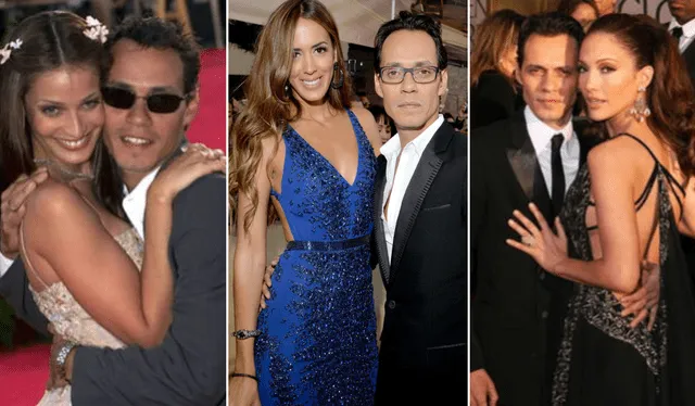  Marc Anthony tuvo tres esposas antes de Nadia Ferreira: Jennifer López, Shannon de Lima y Dayanara Torres. Foto: TuNota<br><br>  